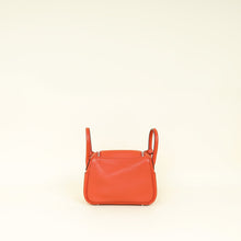 Hermes Terre Battue Capucine Verso Mini Lindy Bag