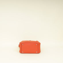 Hermes Terre Battue Capucine Verso Mini Lindy Bag