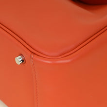 Hermes Terre Battue Capucine Verso Mini Lindy Bag