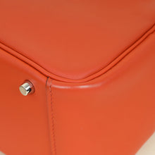 Hermes Terre Battue Capucine Verso Mini Lindy Bag