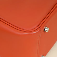 Hermes Terre Battue Capucine Verso Mini Lindy Bag