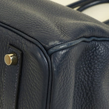 Hermes Bleu de Prusse Retourne Birkin 35 Bag