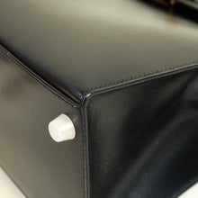 Hermes Noir Vintage Sellier Kelly 28 Bag