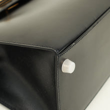 Hermes Noir Vintage Sellier Kelly 28 Bag
