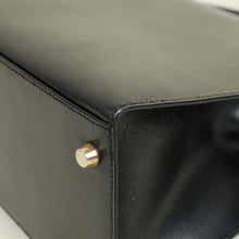 Hermes Noir Vintage Sellier Kelly 28 Bag