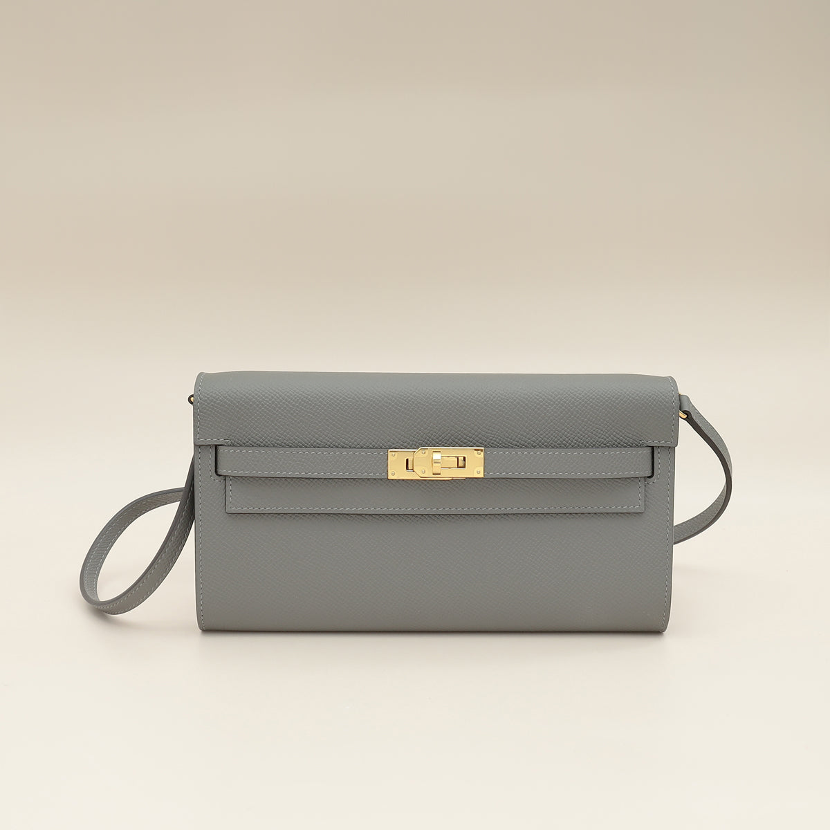 Hermes Gris Meyer Kelly To Go Wallet