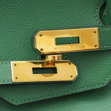 Hermes Vert Bengal Retourne Birkin 35 Bag