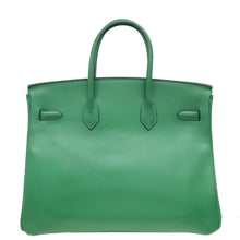 Hermes Vert Bengal Retourne Birkin 35 Bag