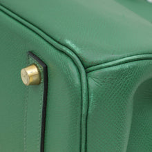 Hermes Vert Bengal Retourne Birkin 35 Bag
