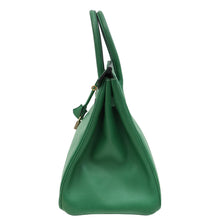 Hermes Vert Bengal Retourne Birkin 35 Bag