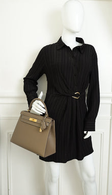 Hermes Etoupe Kelly 28 Sellier Bag