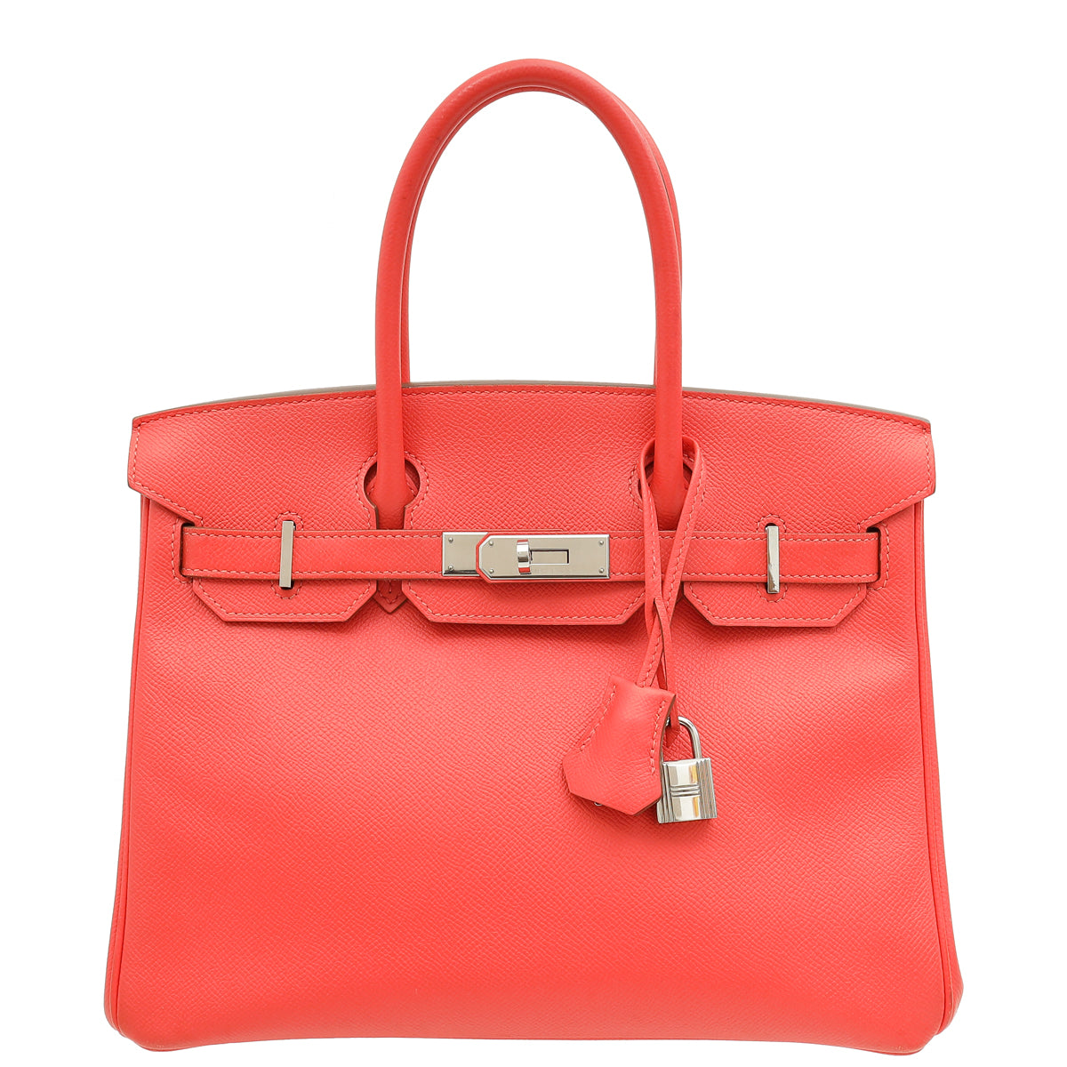 Hermes Rose Jaipur Retourne Birkin 30 Bag