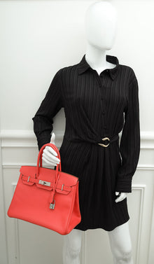 Hermes Rose Jaipur Retourne Birkin 30 Bag