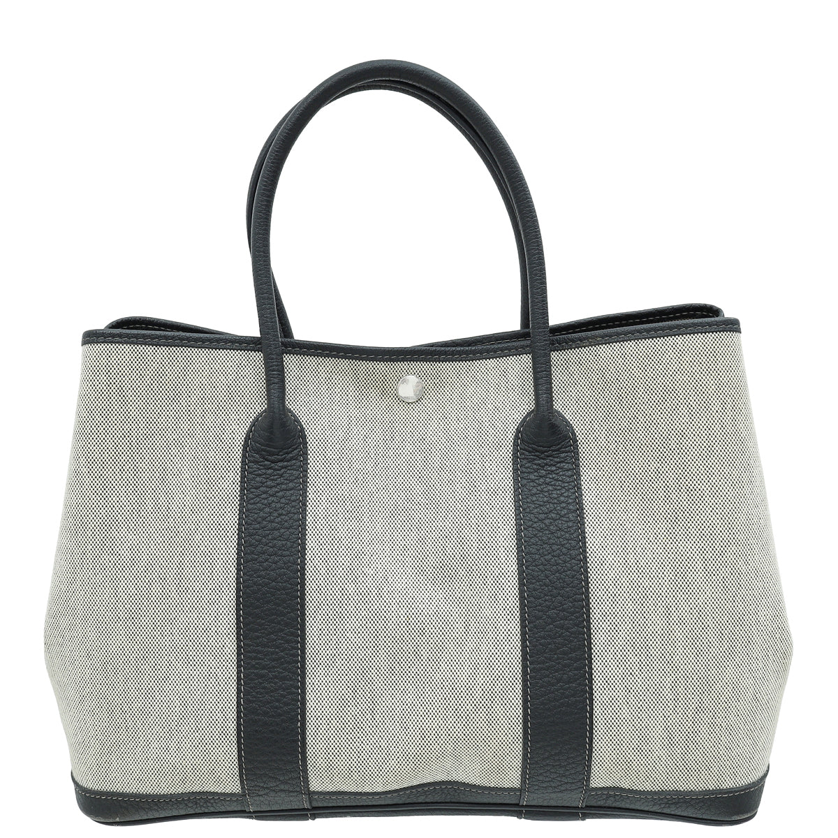 Hermes Bicolor Toile H Negonda Garden Party 36 Bag