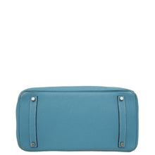 Hermes Blue Jean Retourne Birkin 35 Bag