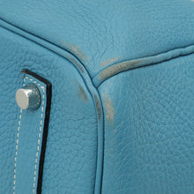 Hermes Blue Jean Retourne Birkin 35 Bag