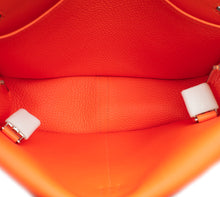 Hermes Orange Minimum Halzan 25 Bag