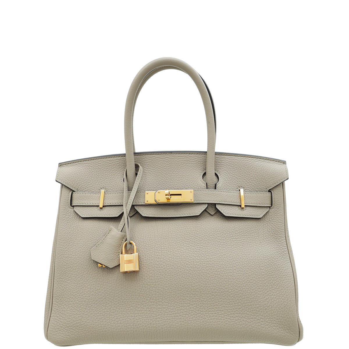 Hermes Gris Tourterelle Birkin 30 Bag
