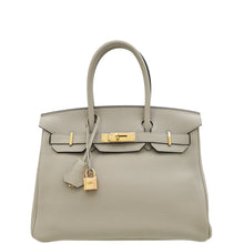 Hermes Gris Tourterelle Birkin 30 Bag