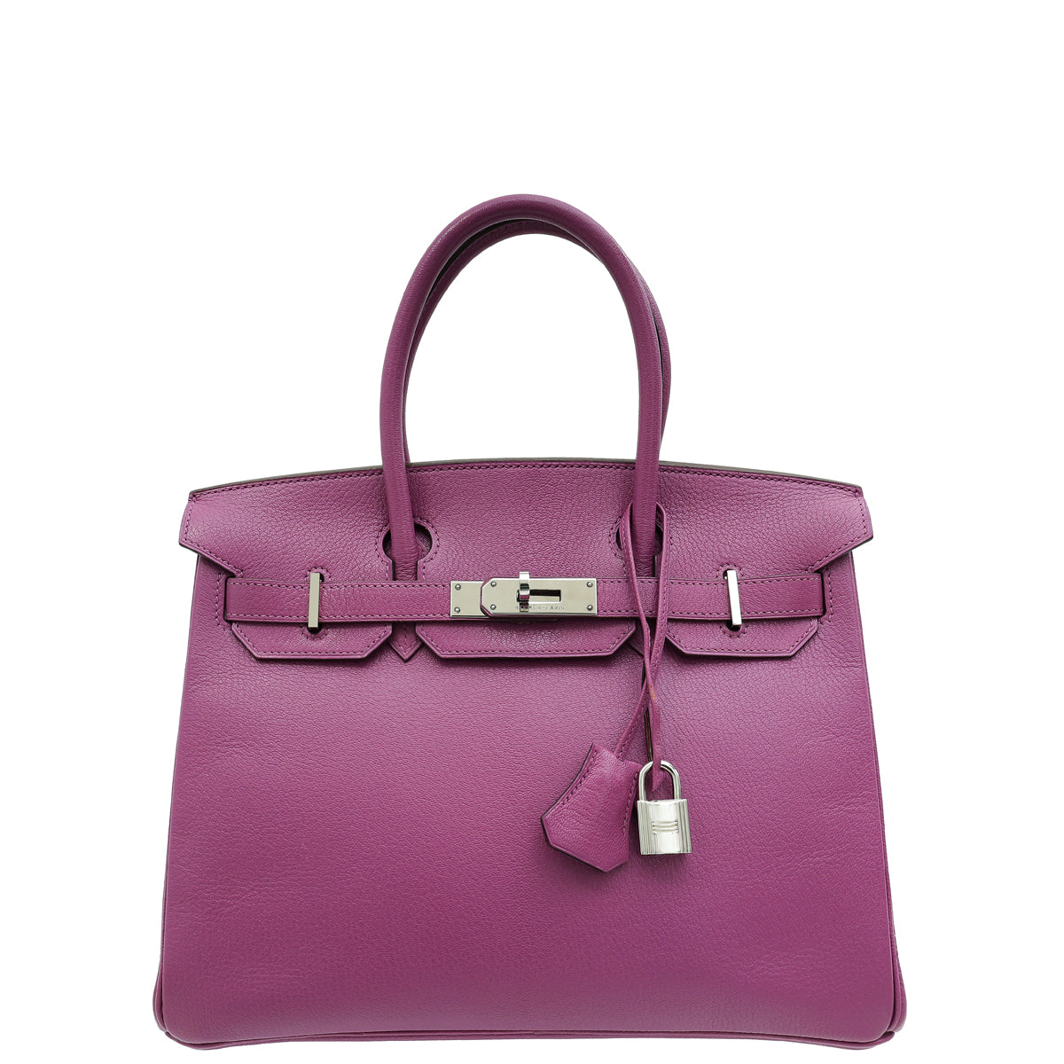 Hermes Cyclamen Birkin 30 Chevre Bag