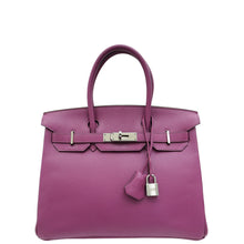 Hermes Cyclamen Birkin 30 Chevre Bag