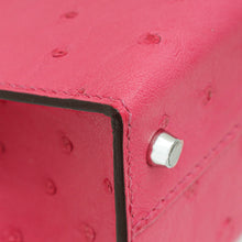Hermes Rose Ostrich Tyrine Mini Kelly Bag