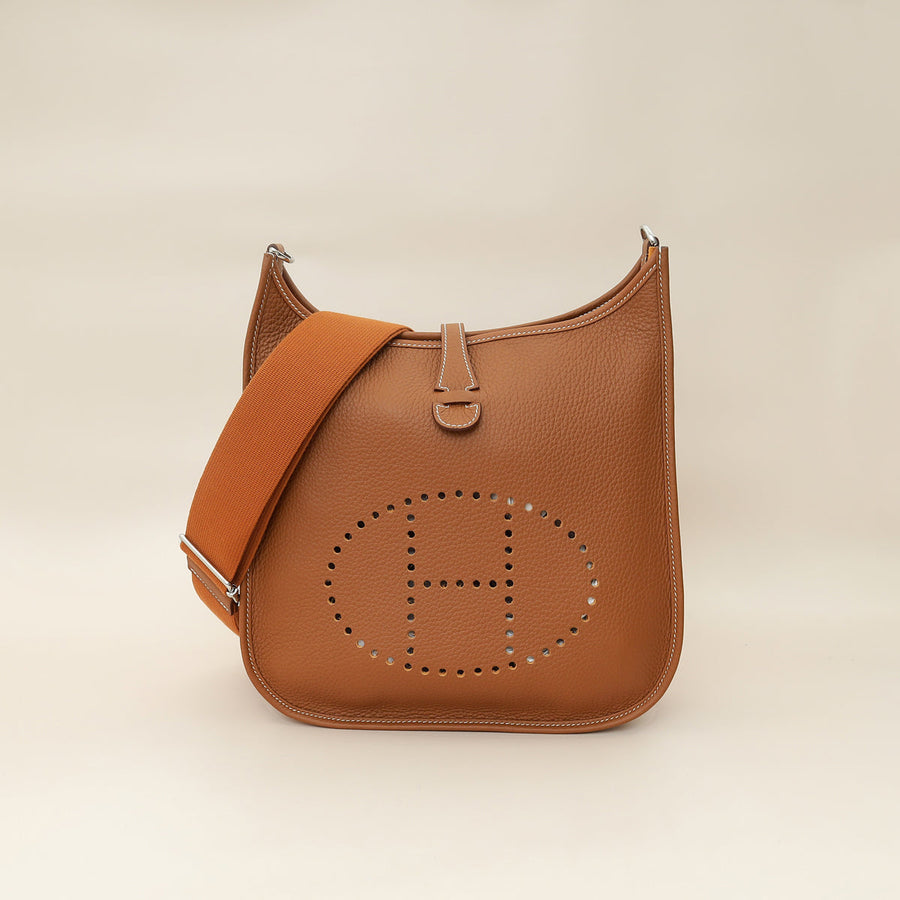 Hermes Gold Evelyne III PM Bag