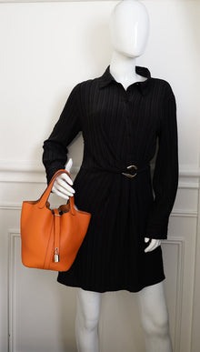 Hermes Orange Picotin Lock 18 Bag