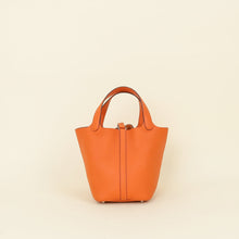 Hermes Orange Picotin Lock 18 Bag