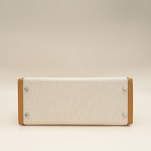 Hermes Bicolor Toile H Swift Kelly Sellier 28 Bag
