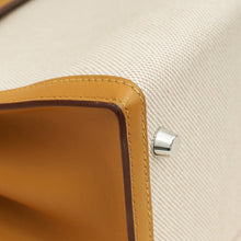 Hermes Bicolor Toile H Swift Kelly Sellier 28 Bag
