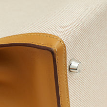 Hermes Bicolor Toile H Swift Kelly Sellier 28 Bag