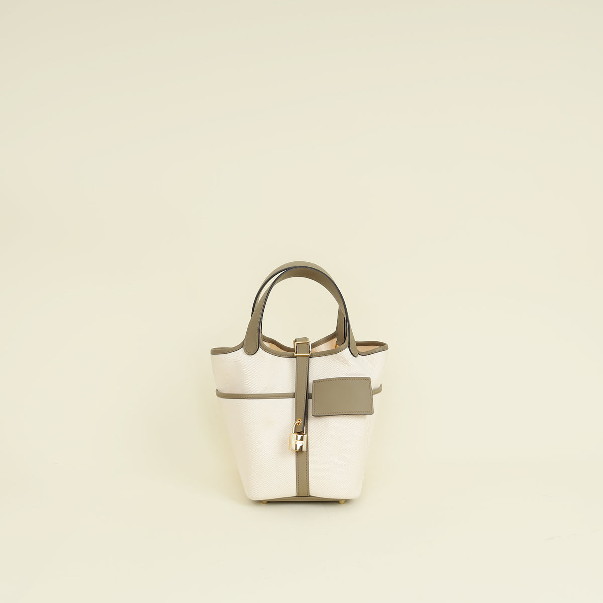 Hermes Bicolor Cargo Picotin Lock 18 Bag