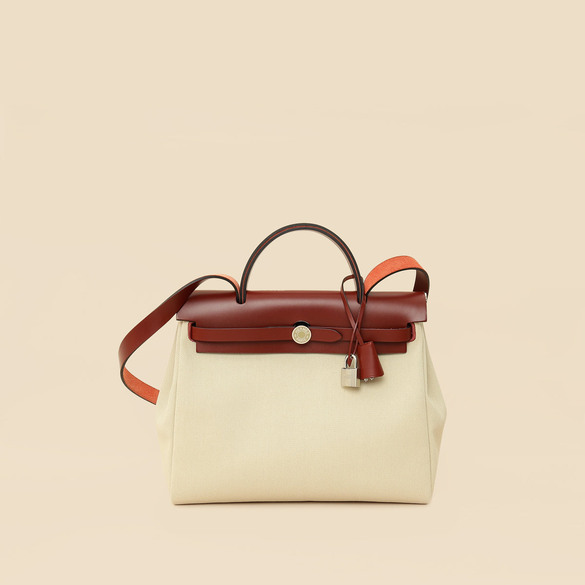 Hermes Bicolor Herbag Zip 31 Laque Bag