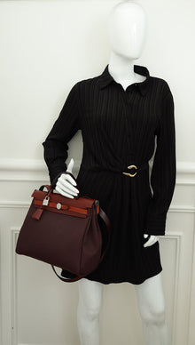 Hermes Bicolor Herbag Zip 31 Retourne Vache Hunter PM Bag