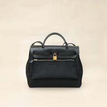 Hermes Noir Herbag Zip 31 Retourne Vache Hunter PM Bag