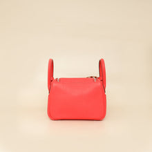 Hermes Rose Texas Lindy Mini Bag W/ Sangle Maxi Quadrille Strap