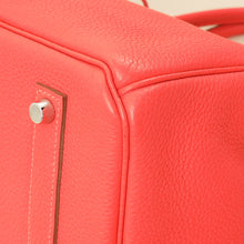 Hermes Rouge Pivoine Retourne Birkin 35 Bag