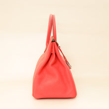 Hermes Rouge Pivoine Retourne Birkin 35 Bag