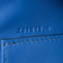 Hermes Bleu Izmir Kelly Cut Clutch