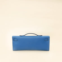 Hermes Bleu Izmir Kelly Cut Clutch