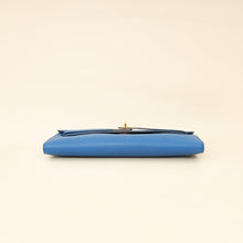 Hermes Bleu Izmir Kelly Cut Clutch