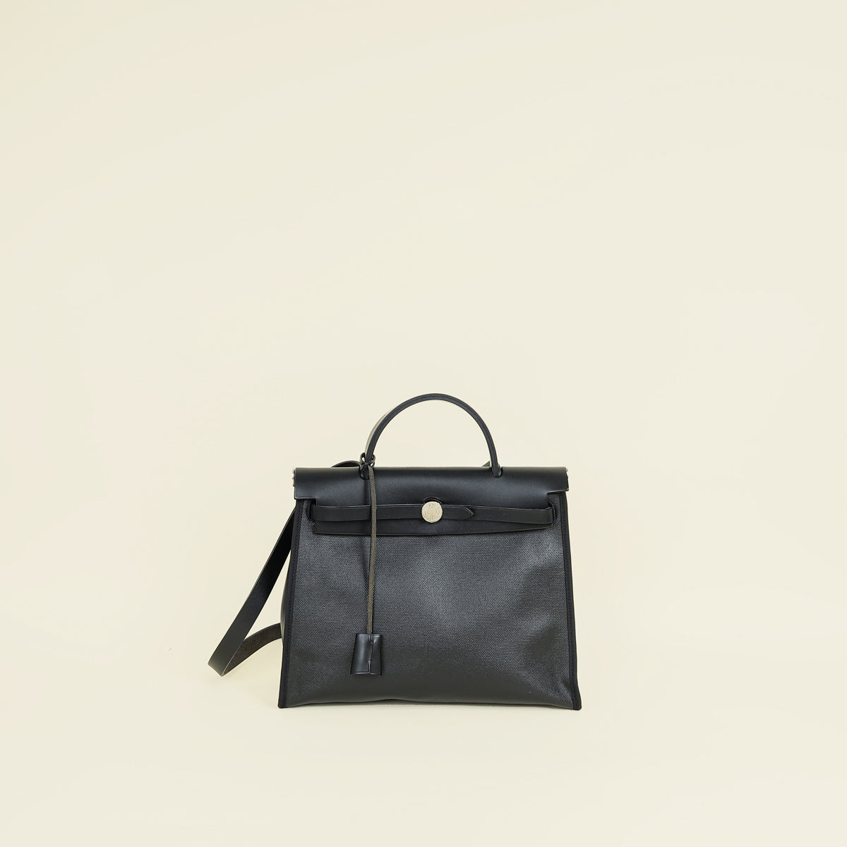 Hermes Noir Berline Herbag Zip 31 PM Bag