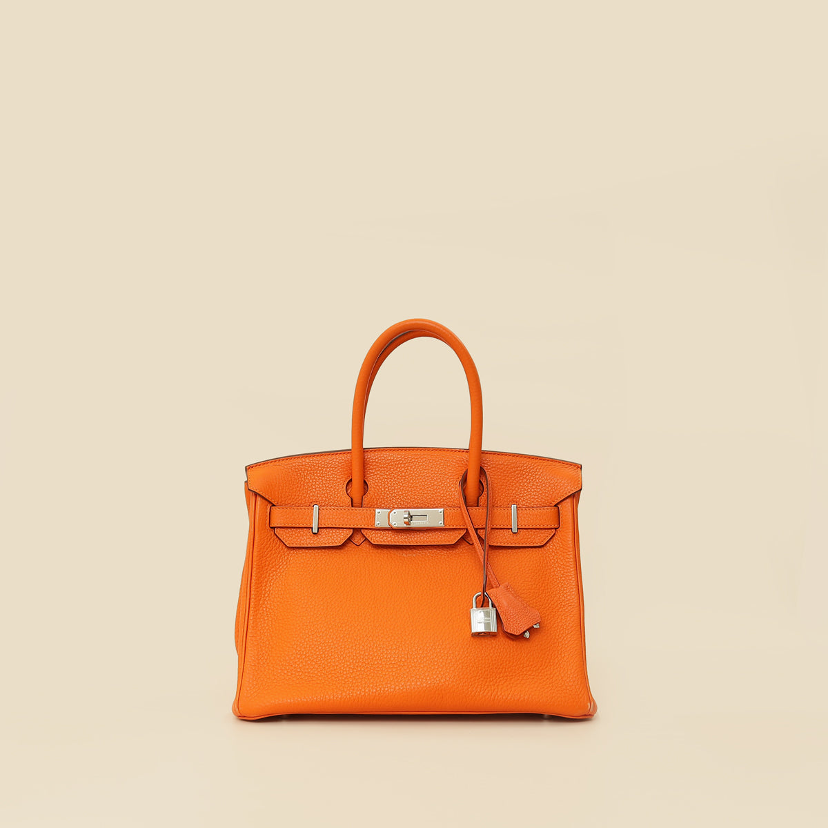 Hermes Orange Birkin 30 Bag