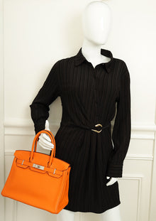 Hermes Orange Birkin 30 Bag