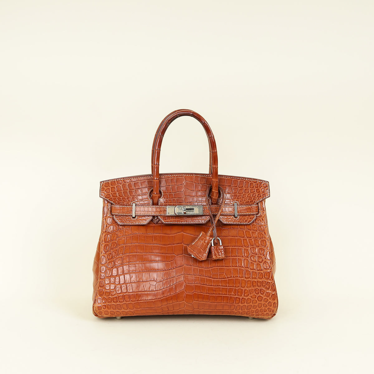Hermes Fauve Niloticus Crocodile Birkin 30 Bag