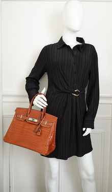 Hermes Fauve Niloticus Crocodile Birkin 30 Bag