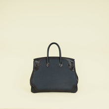 Hermes Noir Ghillies Birkin 35 Bag