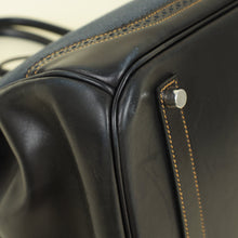 Hermes Noir Ghillies Birkin 35 Bag
