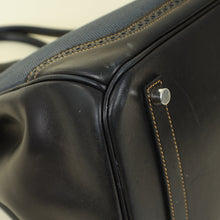 Hermes Noir Ghillies Birkin 35 Bag